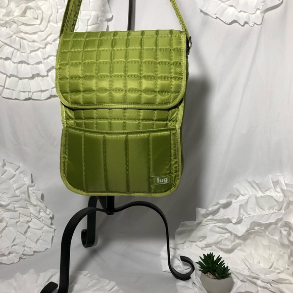 LUG Handbags - NWOT LUG Moped Green Nylon unisex crossbody